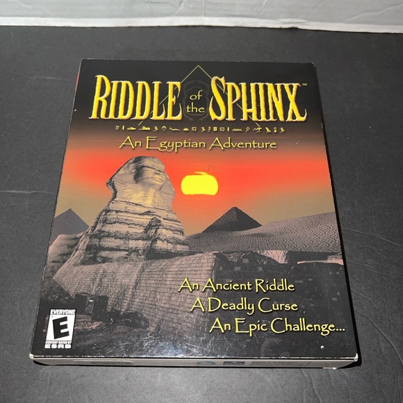 Riddle of the Sphinx: An Egyptian Adventure (PC, 2000) Big Box PC Game Complete - Picture 1 of 12
